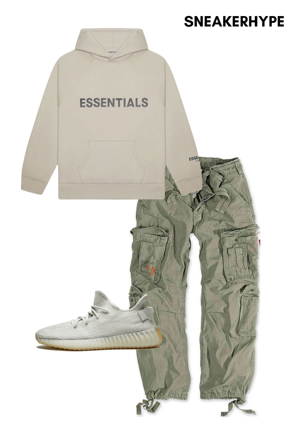 Yeezy Boost 350 V2 „Sesame“ Outfit-Inspiration 2024