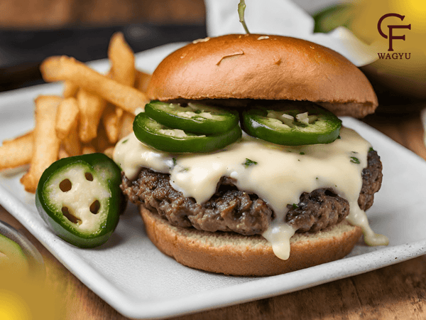 Caroland Farms Wagyu Jalapeno Burger