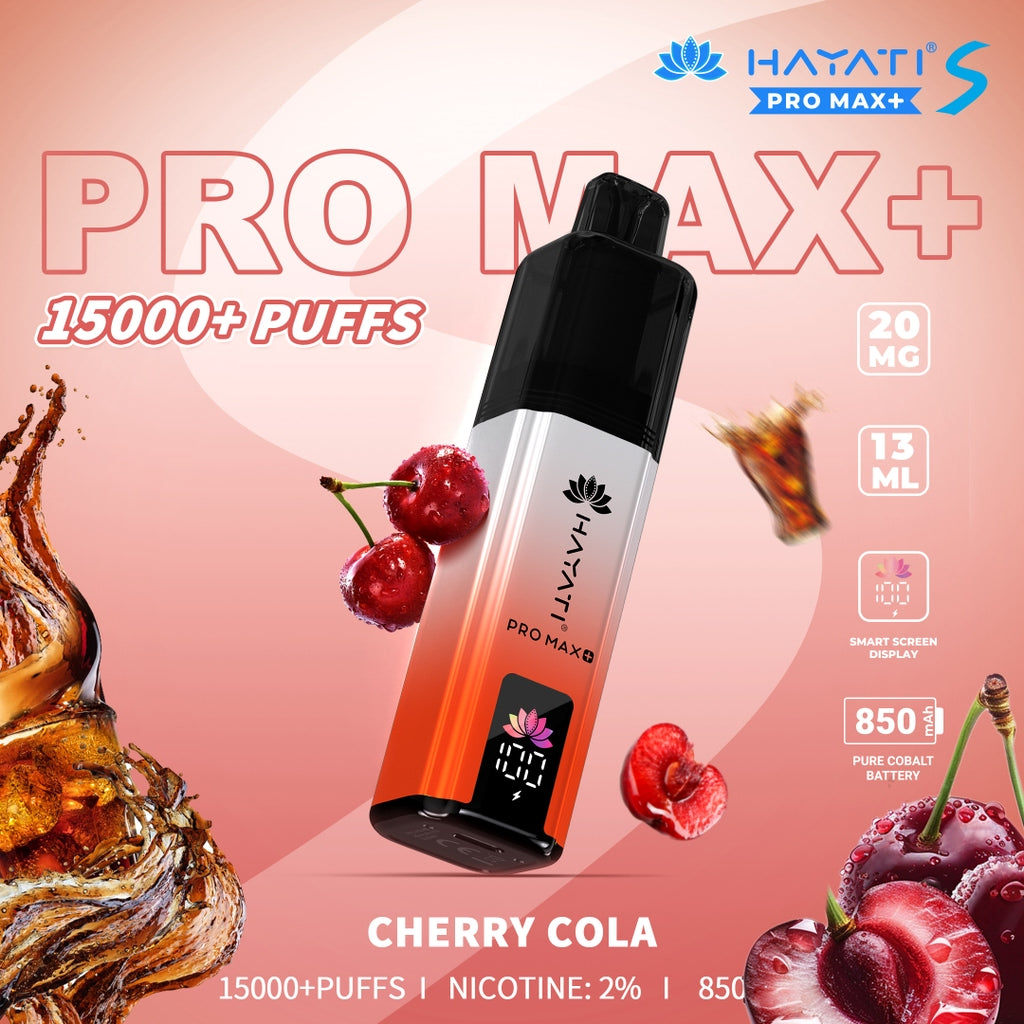 hayati pro max+ s flavours Cherry Cola