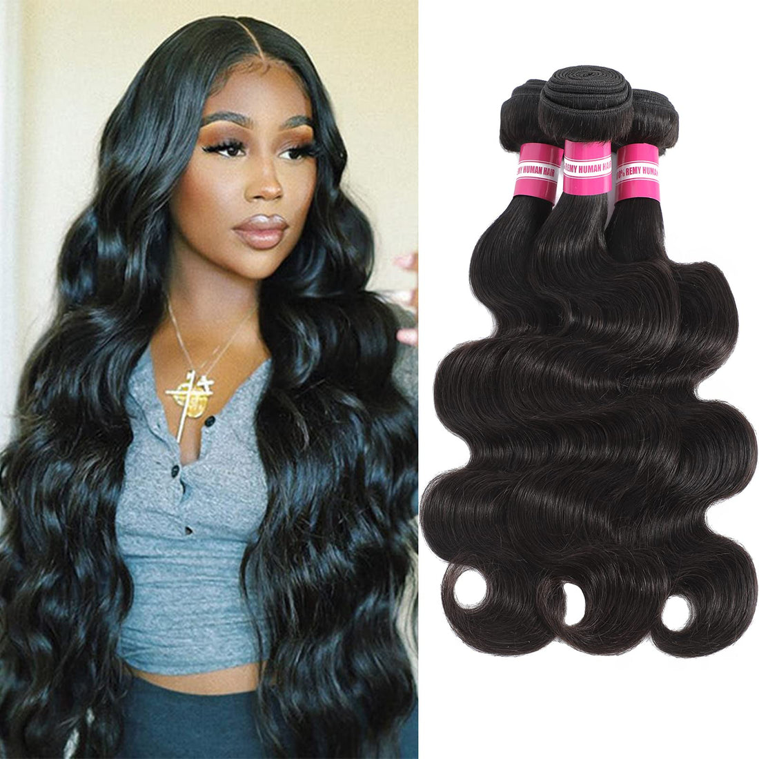KINKY CURLY 100% BRAZILIAN HUMAN HAIR EXTENSION NATURAL BLACK – Baby Dolls  Beauty