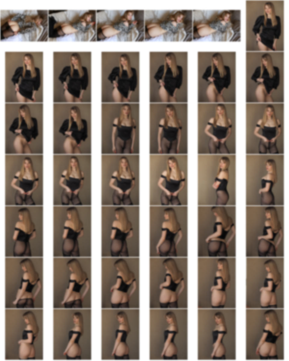 thumbnail previews of photos of woman in pantyhose by Sean Archer