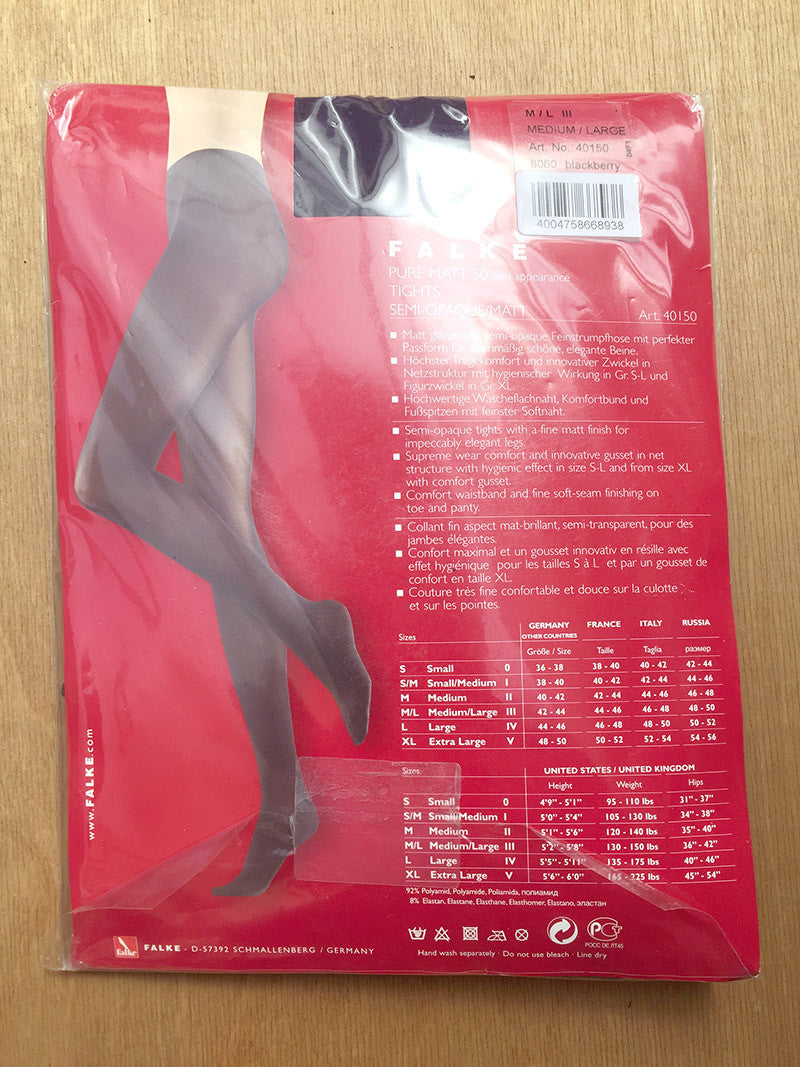 PANTYHOSE of ADELINE 2017-05(2) - Falke Pure Matt 50 – CAPRON ARTS