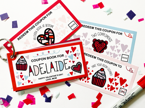 Valentine's Day coupon book free printable