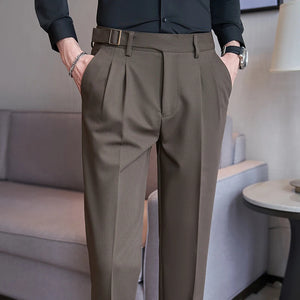 High Waist British Trousers - DAPPER & CO.