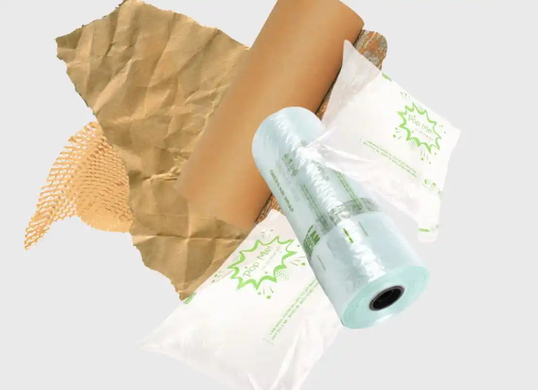 Sustainable void fill and protective packaging materials