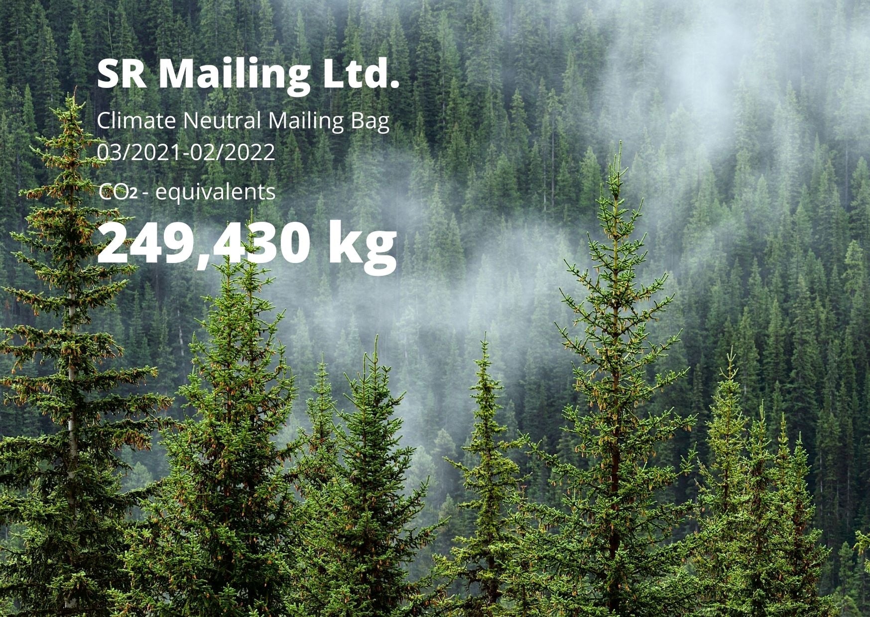  Climate neutral Mailing Bags  | SR Mailing Ltd