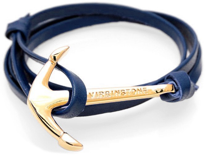 blue and gold bracelet