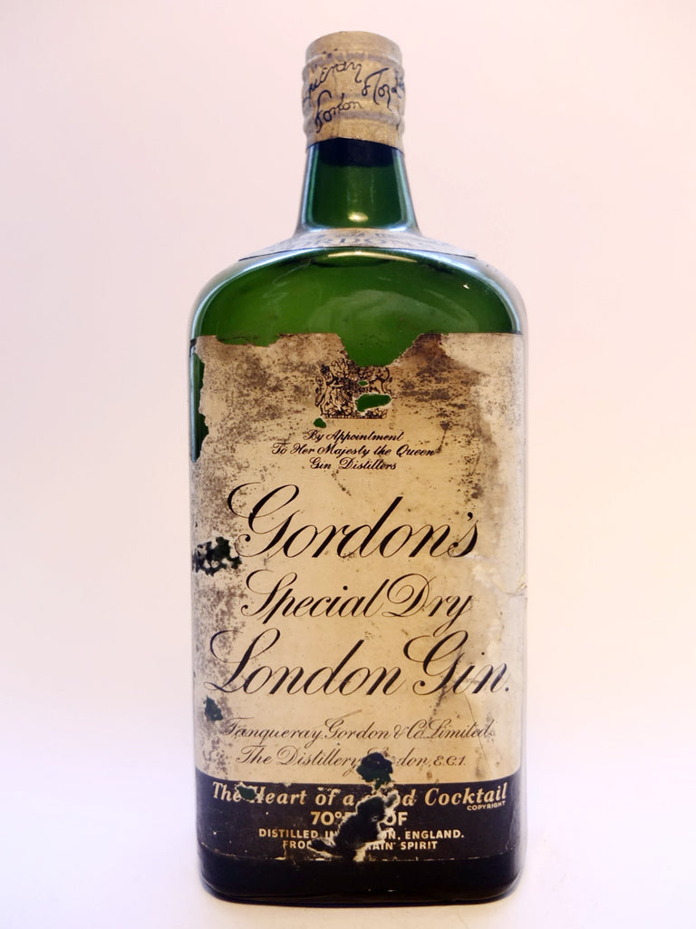 Gordons Special Dry London Gin 1950s 40 75cl Old Spirits Company