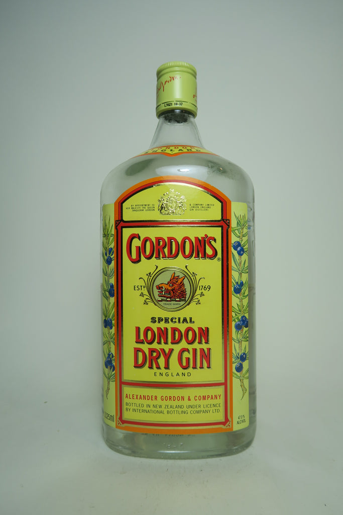 Gordon's London Dry Gin (Export) - 1990s (47%, 112.5cl) – Old Spirits