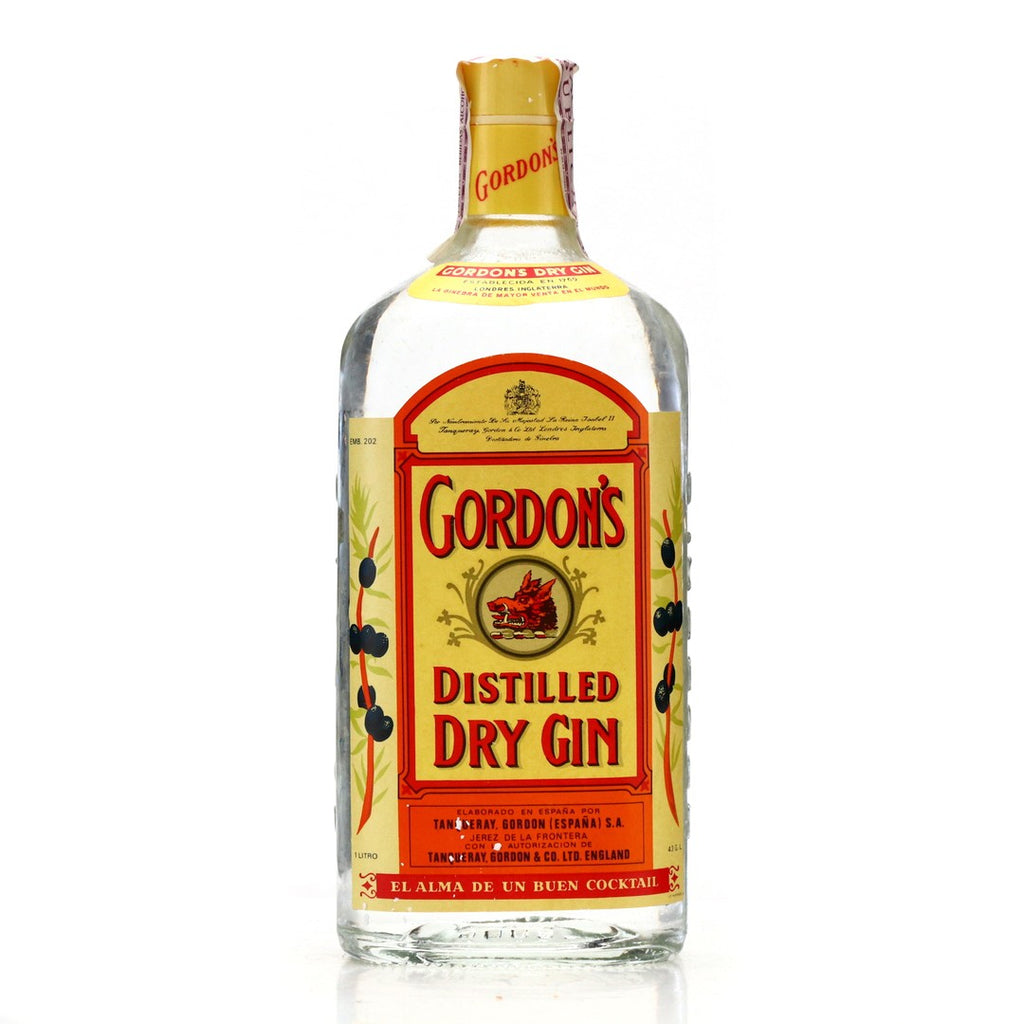 Gordons London Dry Gin Export 1970s 43 100cl Old Spirits Company