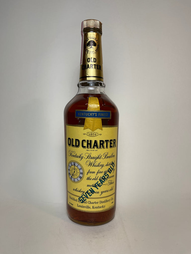 Old Charter 7YO Kentucky Straight Bourbon Whiskey 1980s (43, 75cl