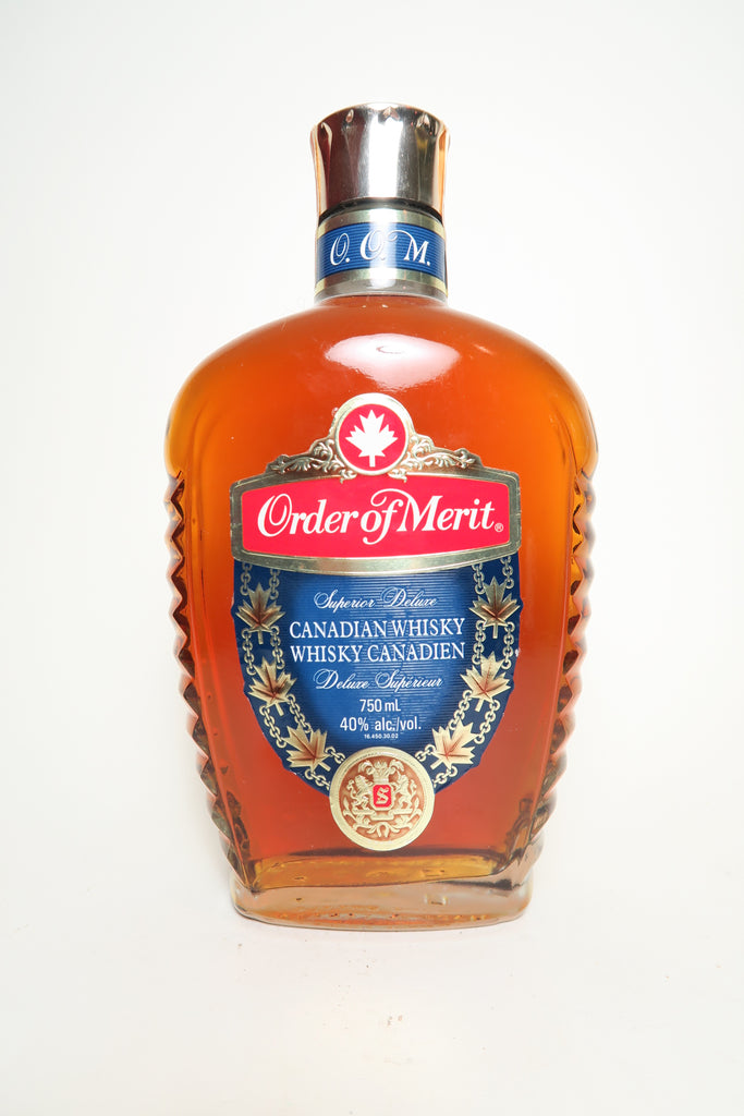 Schenley S Order Of Merit 12 Yo Blended Canadian Whisky Distilled 19 Old Spirits Company