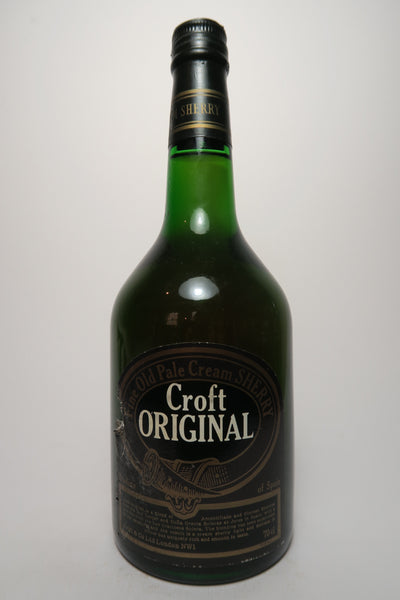 Croft Fine Old Pale Cream Sherry - 1970s (ABV Not Stated, 70cl) – Old ...