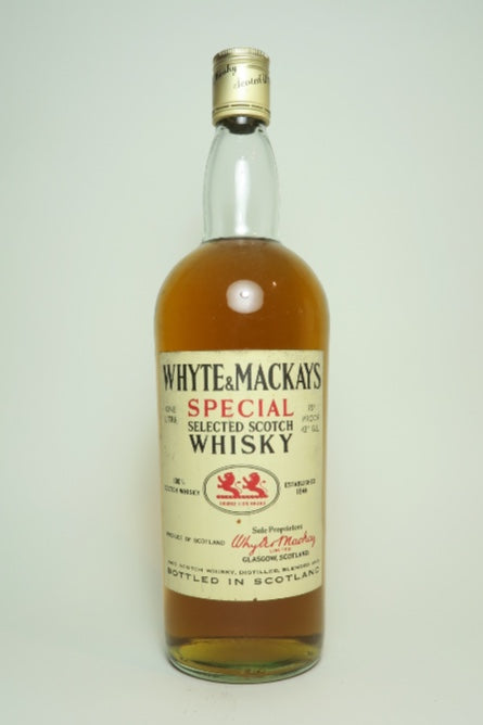 Whyte & Mackay Special Blended Scotch Whisky - 1960s (43% ...