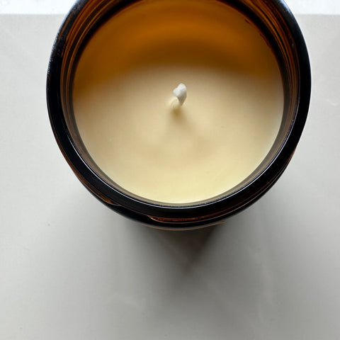 Pure unscented beef tallow candles