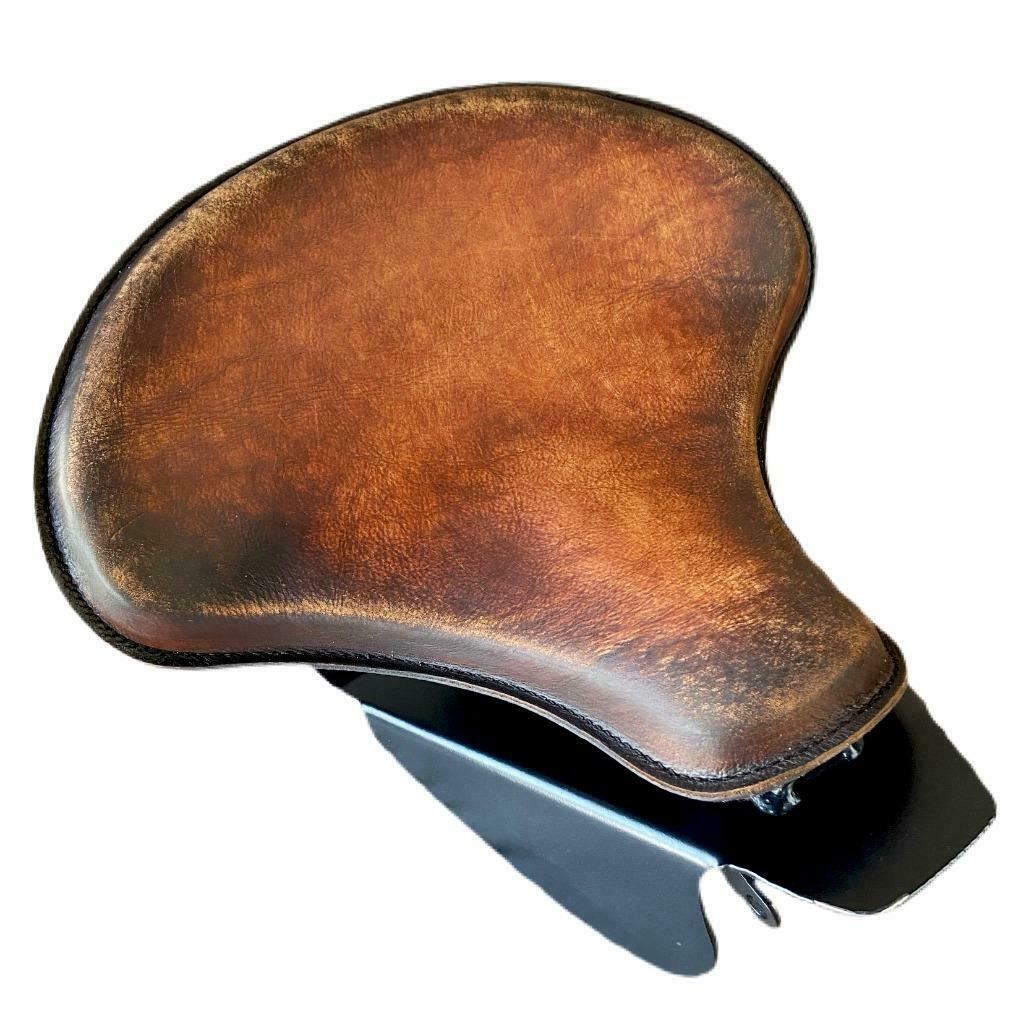 2000-2017 Harley Softail Brown On Brown Spring Seat Conversion