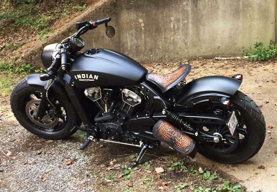 indian scout bobber saddlebag