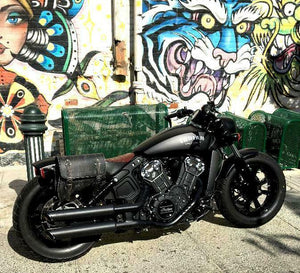 saddlebags indian scout bobber