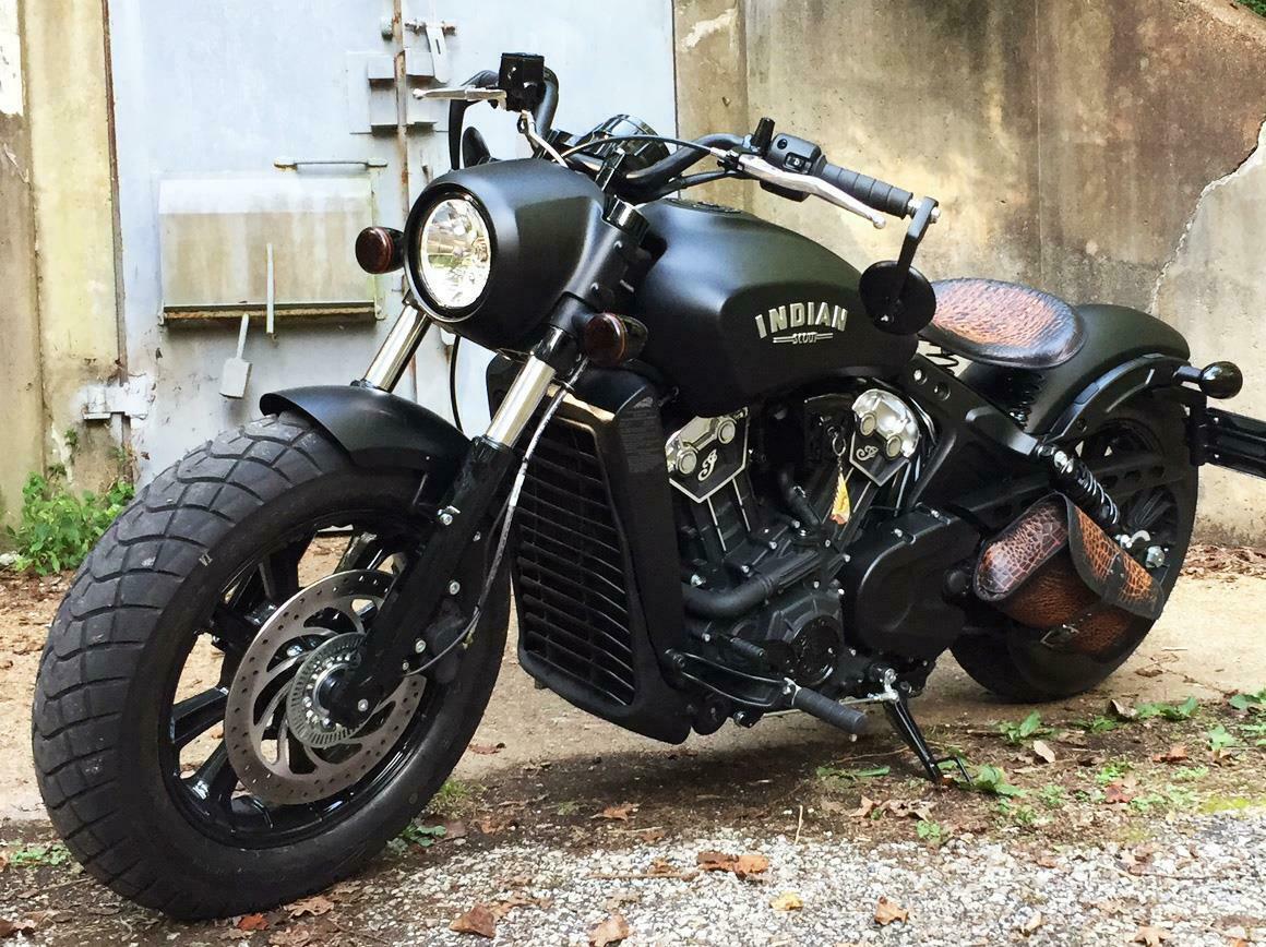 Saddlebags For Indian Scout Bobber | Ahoy Comics