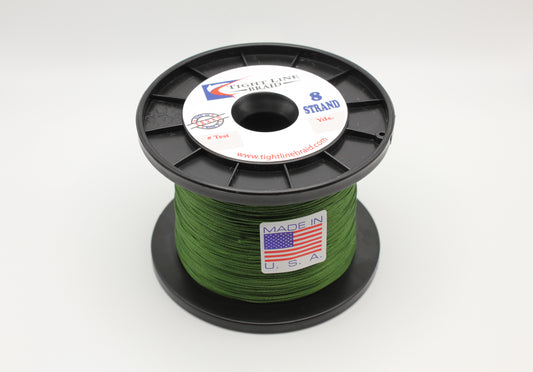 Neon Green 12 Strand Hollow Core 30 lb / 1250 Yards