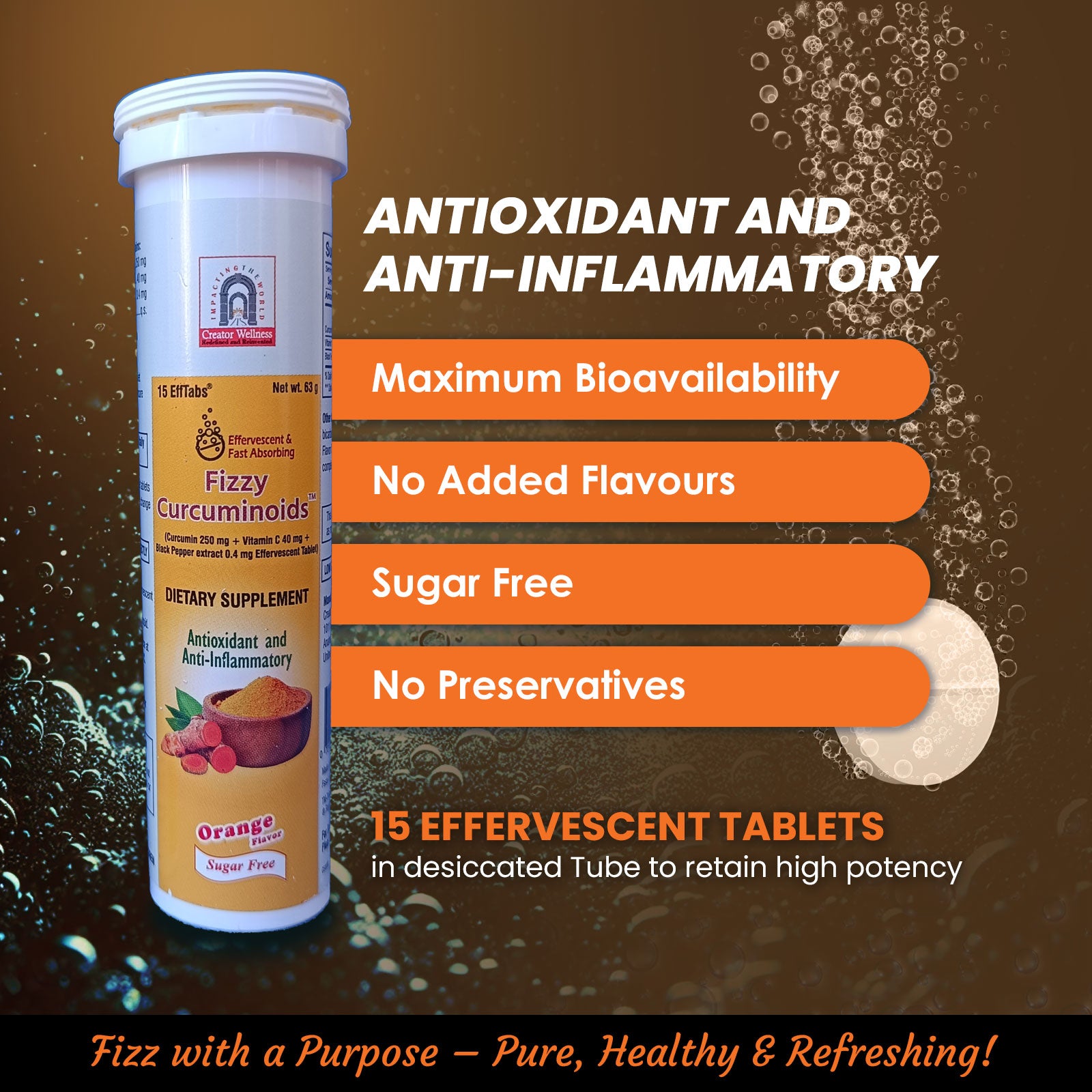 Fizzy Curcuminoids EffTabs