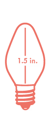 Tru-Tone C7 light bulb diagram