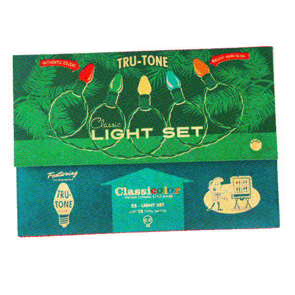 Tru-Tone Classic Light Set with vintage style packaging