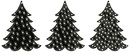 Christmas tree light density