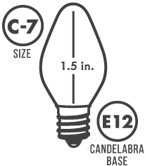 Tru-Tone C7 light bulb diagram