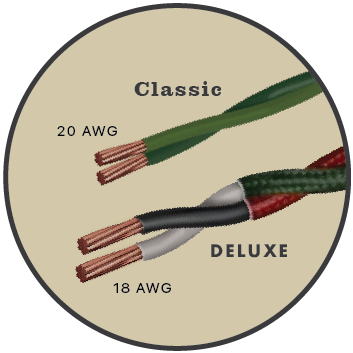 Illustration of Tru-Tone Christmas light string wires