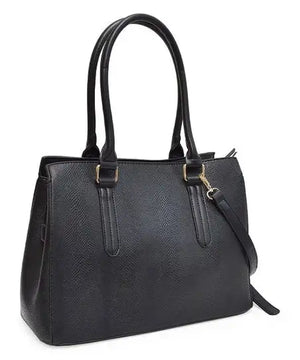Adrienne Vittadini Black Lock Tote Bag - FAMOUS DESIGNER  BRANDS 4 LESS - Adrienne Vittadini Wallet