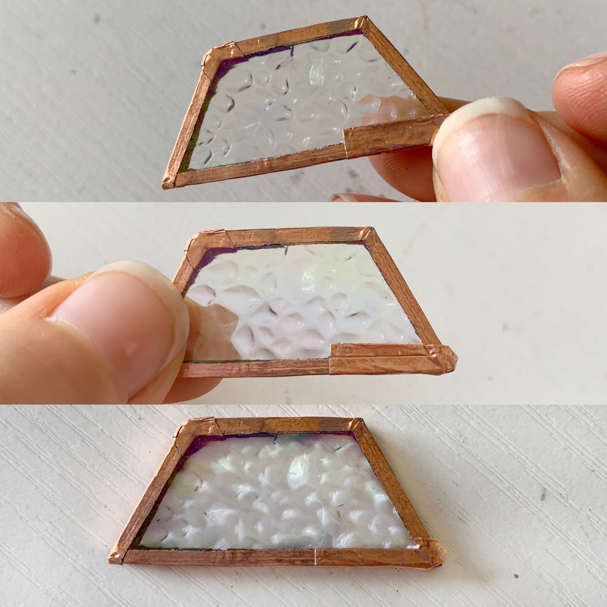 solder not covering all the copper tape : r/StainedGlass