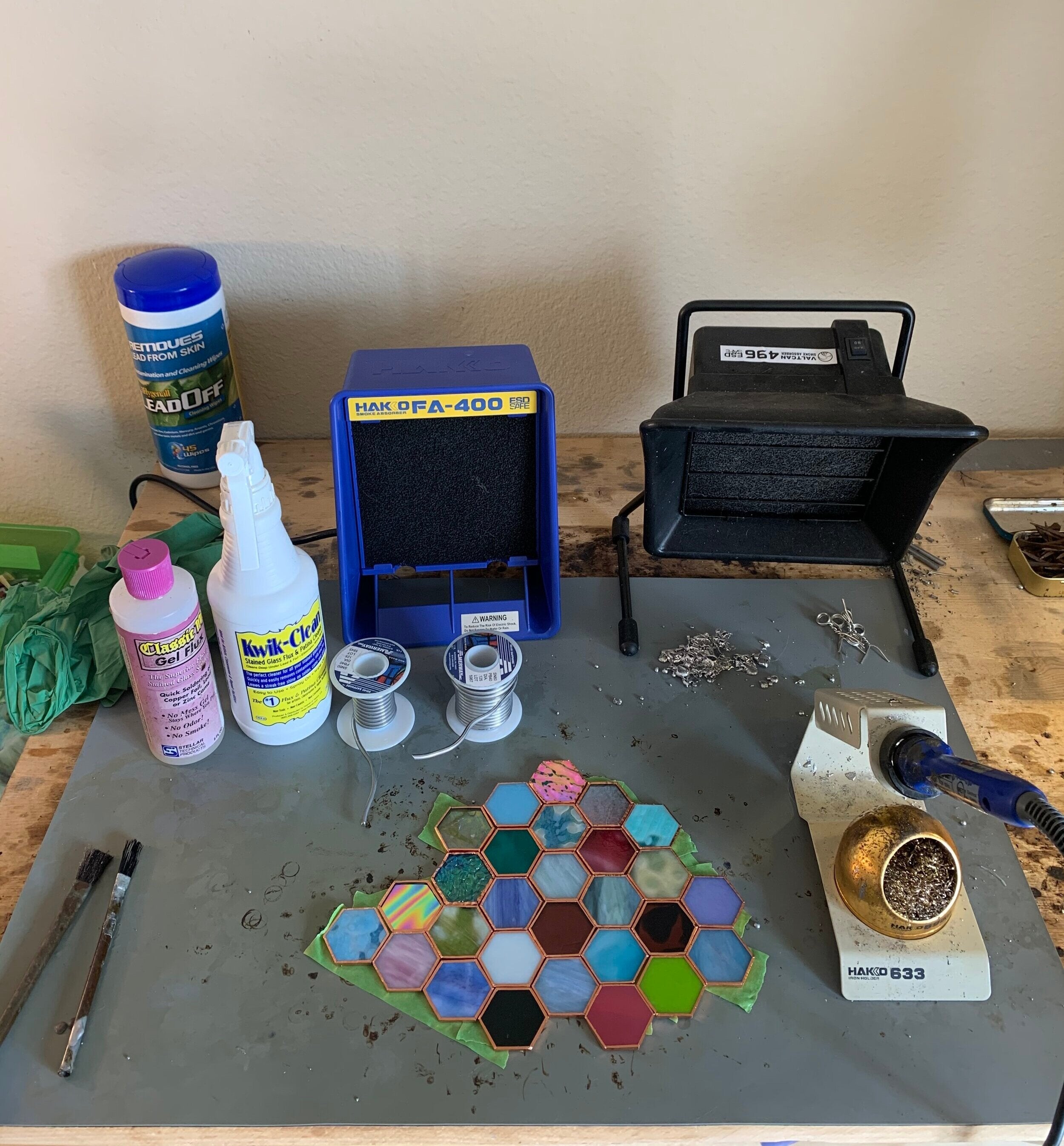 Soldering Setup: What you need to Succeed at Getting into Stained Glass