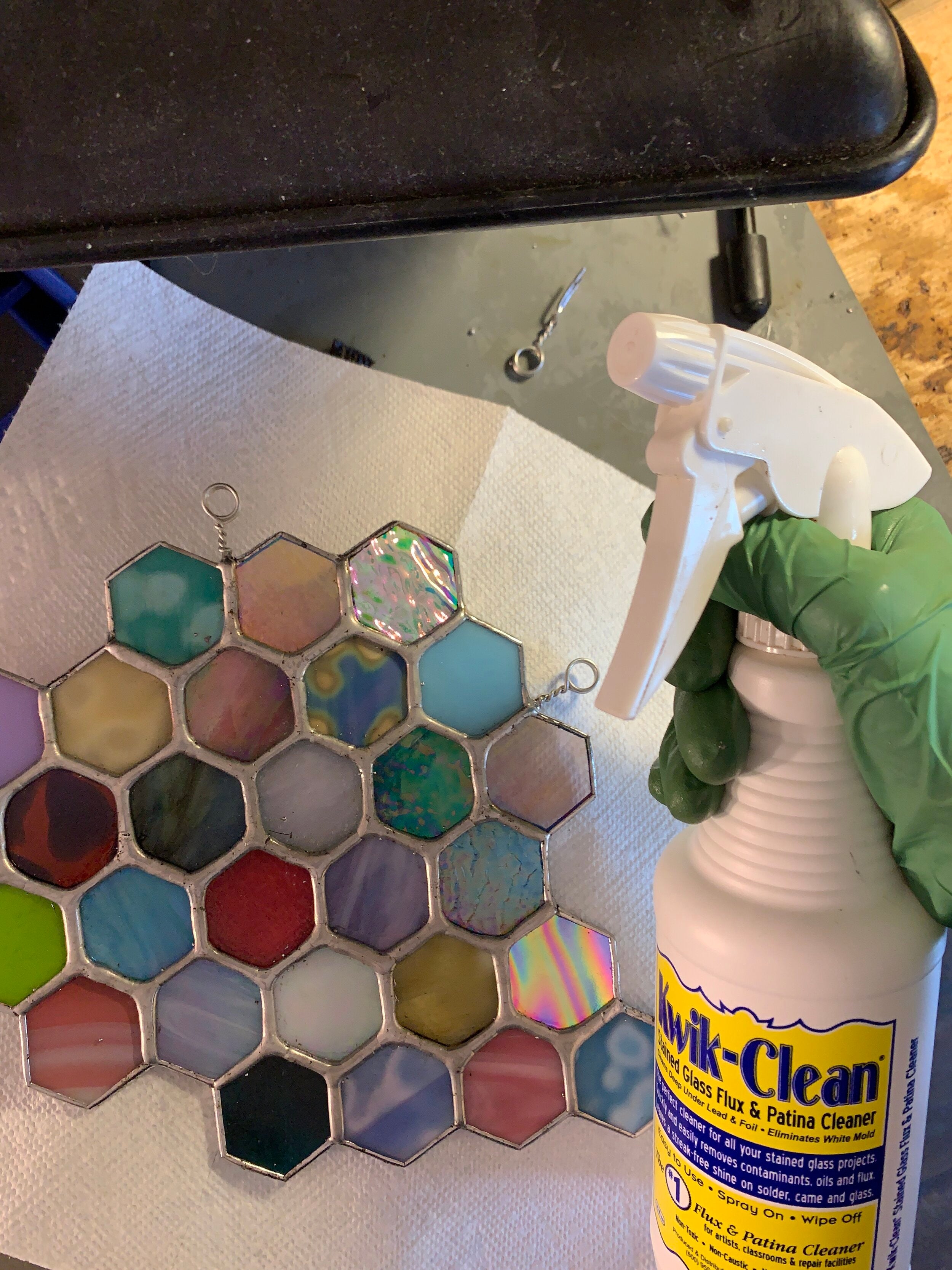 HOW TO - Attaching Lead Hobby Came to a Stained Glass