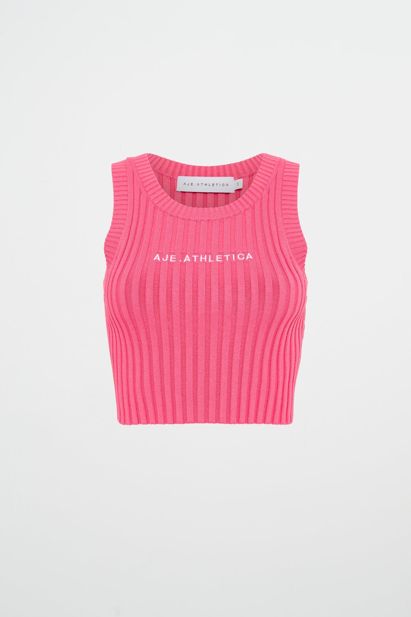 Cropped Knitted Logo Tank 135