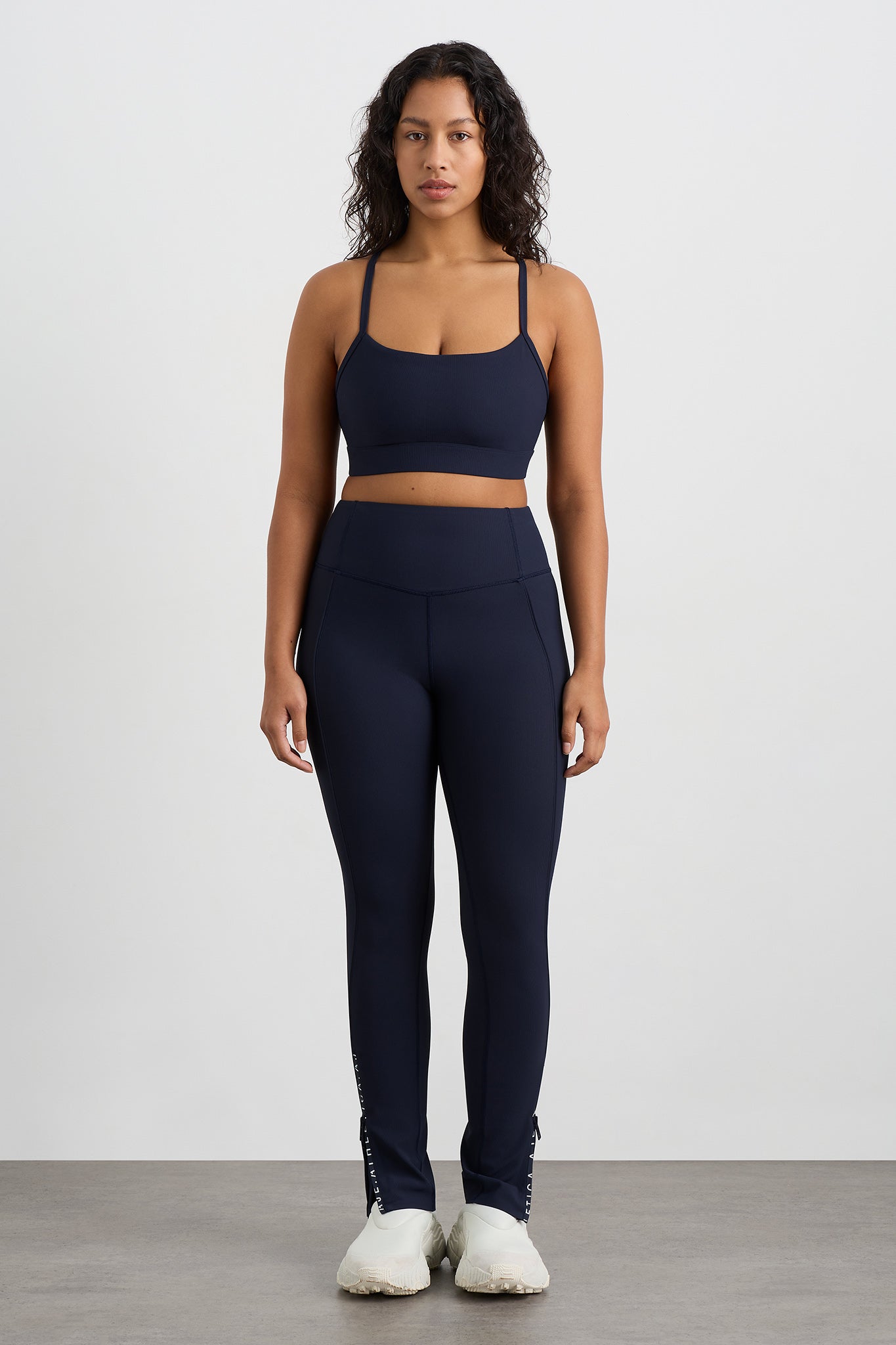 Zip Front Active Leggings