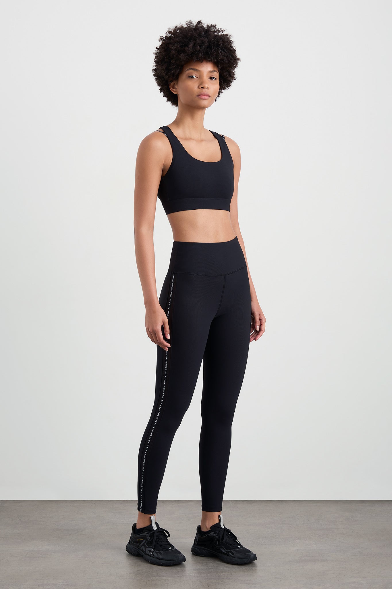 Contrast Waistband Mesh Sports Leggings. Sheer mesh panels