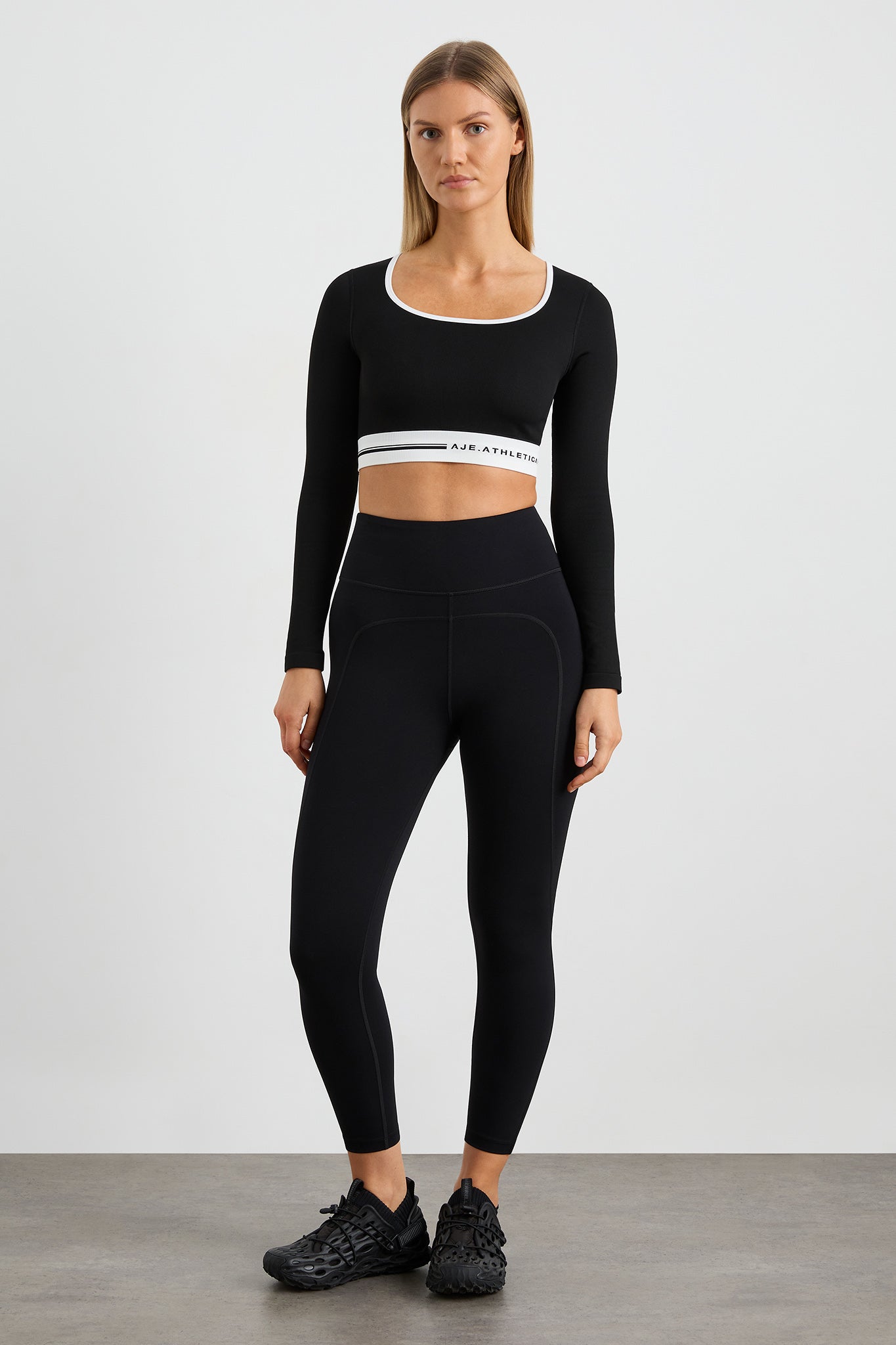 Gym Leggings Women's - Louise 7/8 Black