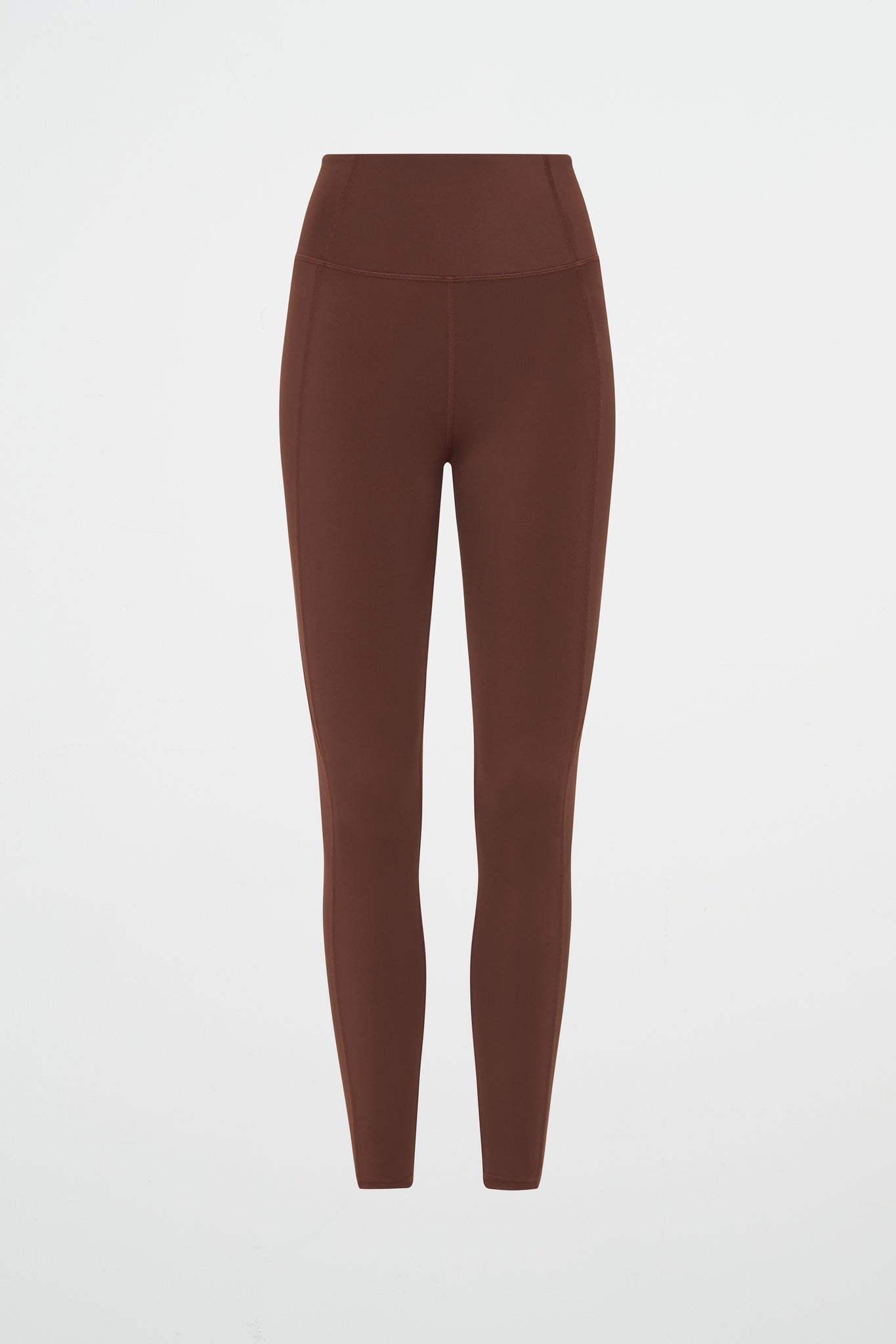 High Rise Perforated Hem Full Length Legging 227