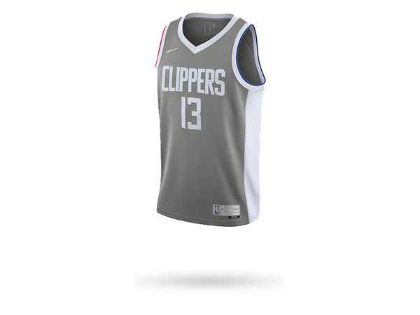 Lids Paul George LA Clippers Nike Youth 2020/21 Swingman Player Jersey Gray  - Earned Edition