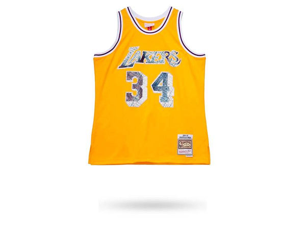 Mitchell & Ness Los Angeles Lakers Jerry West Throwback Road Swingman  Jersey Blue (Small)