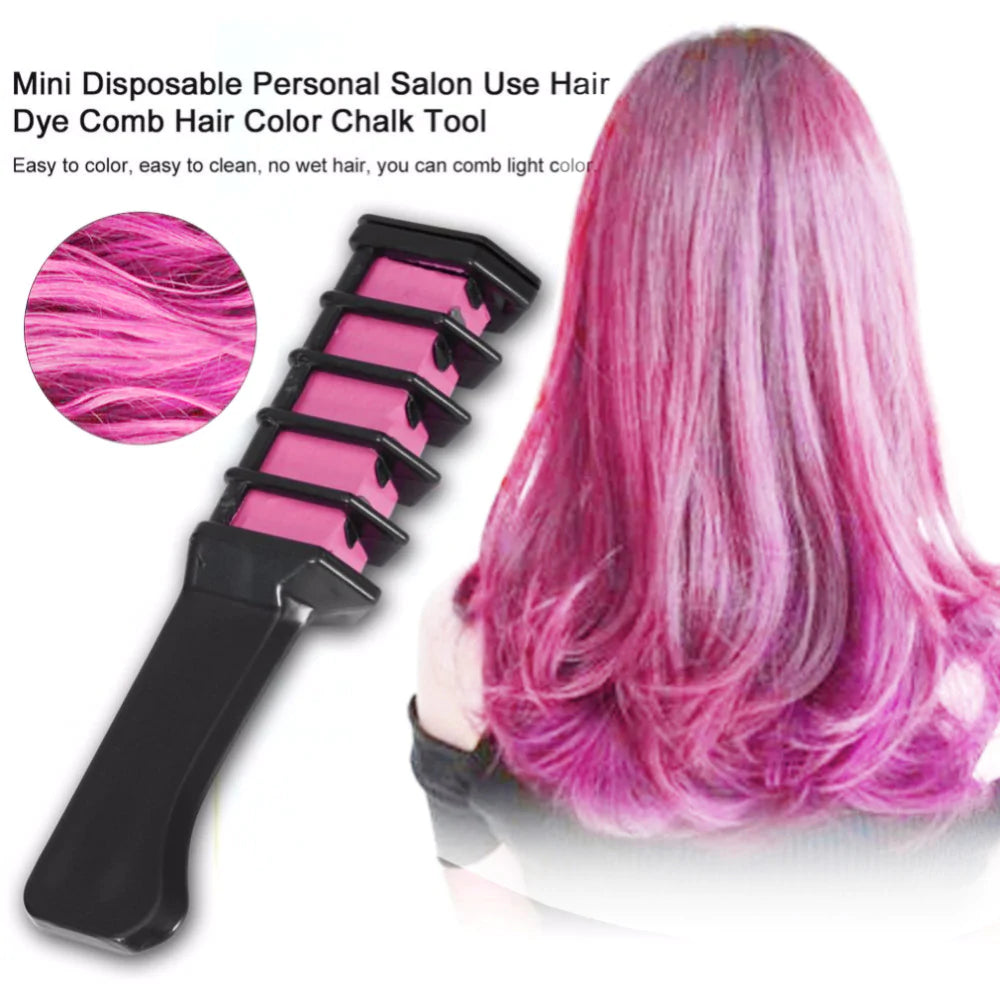 Hair Chalk Comb Temporary Hair Color Dye forWOMEN Girls Kids Washable Hair  Chalk for Girls Age