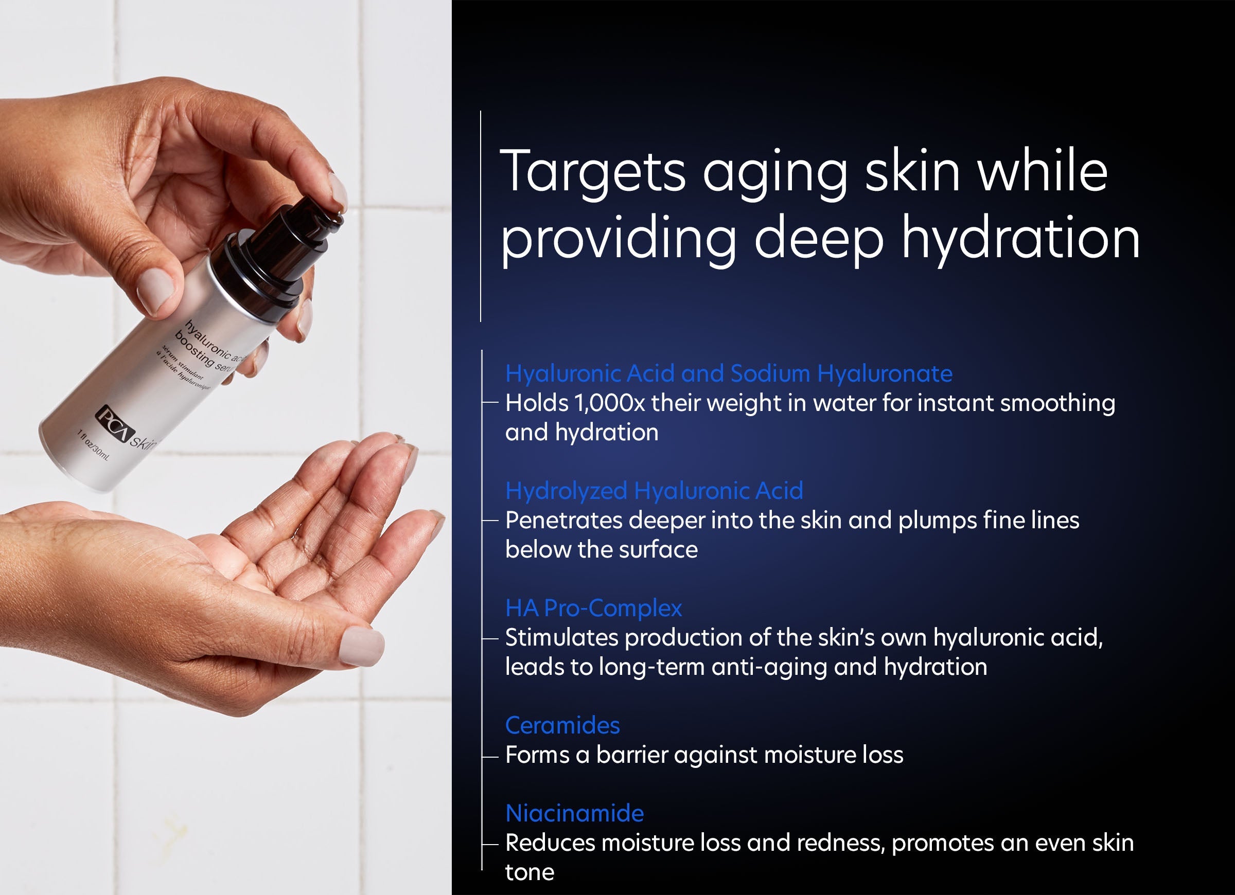 Hyaluronic Acid Boosting Serum - Targets aging skin while providing deep hydration