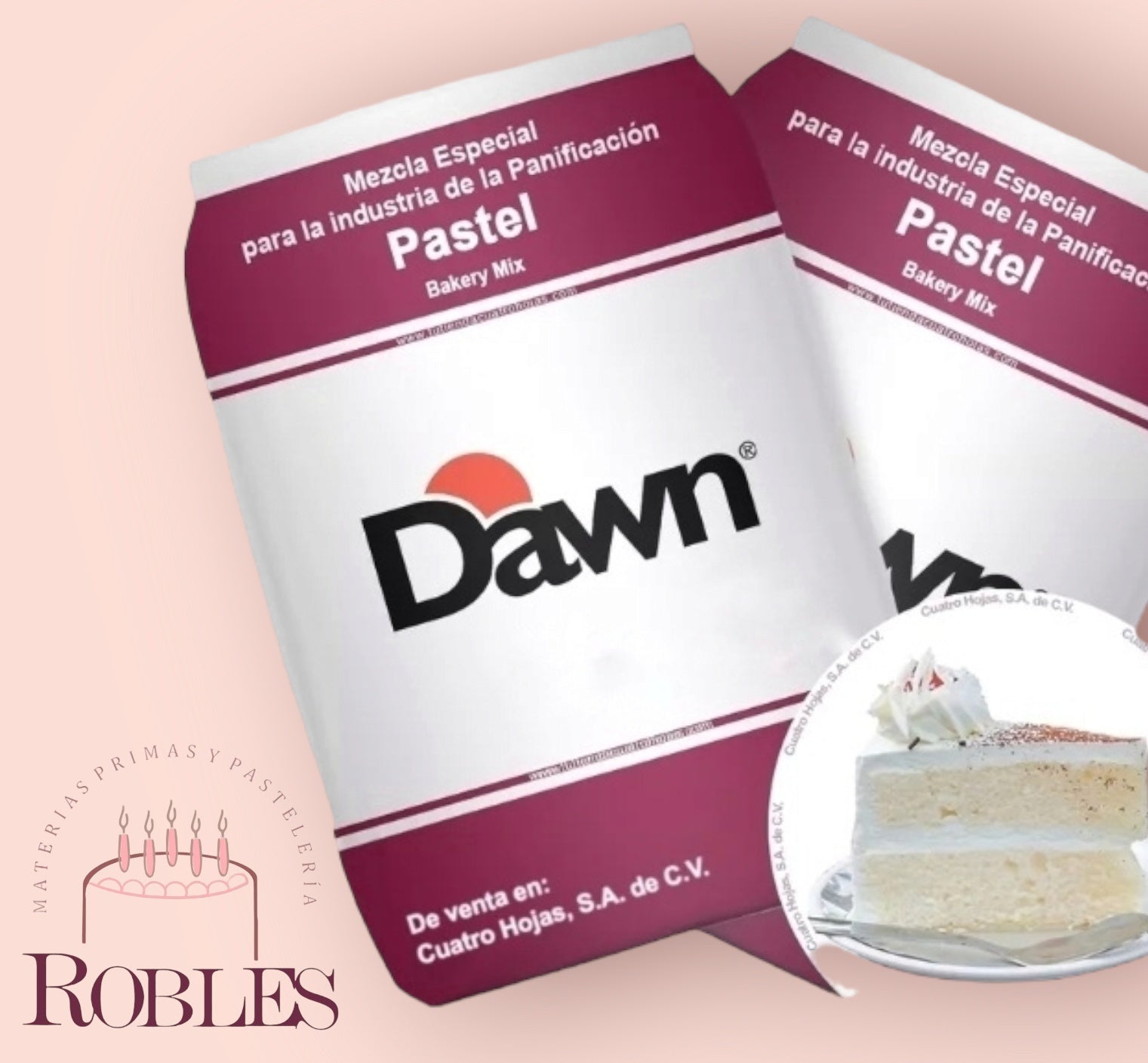 Harina Para Pastel Premium Esponja Vainilla Dawn 1kg (ideal para 3 lec –  Materias Primas y Pastelería Robles