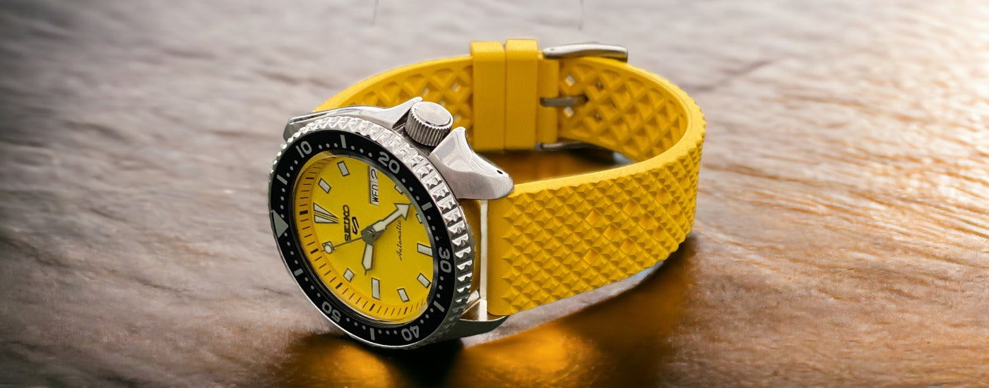ventilated fkm watch straps