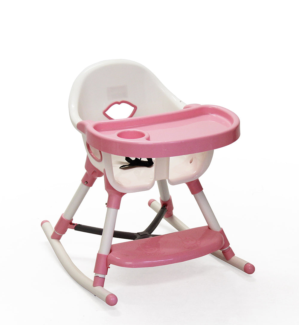 pink high chair cover