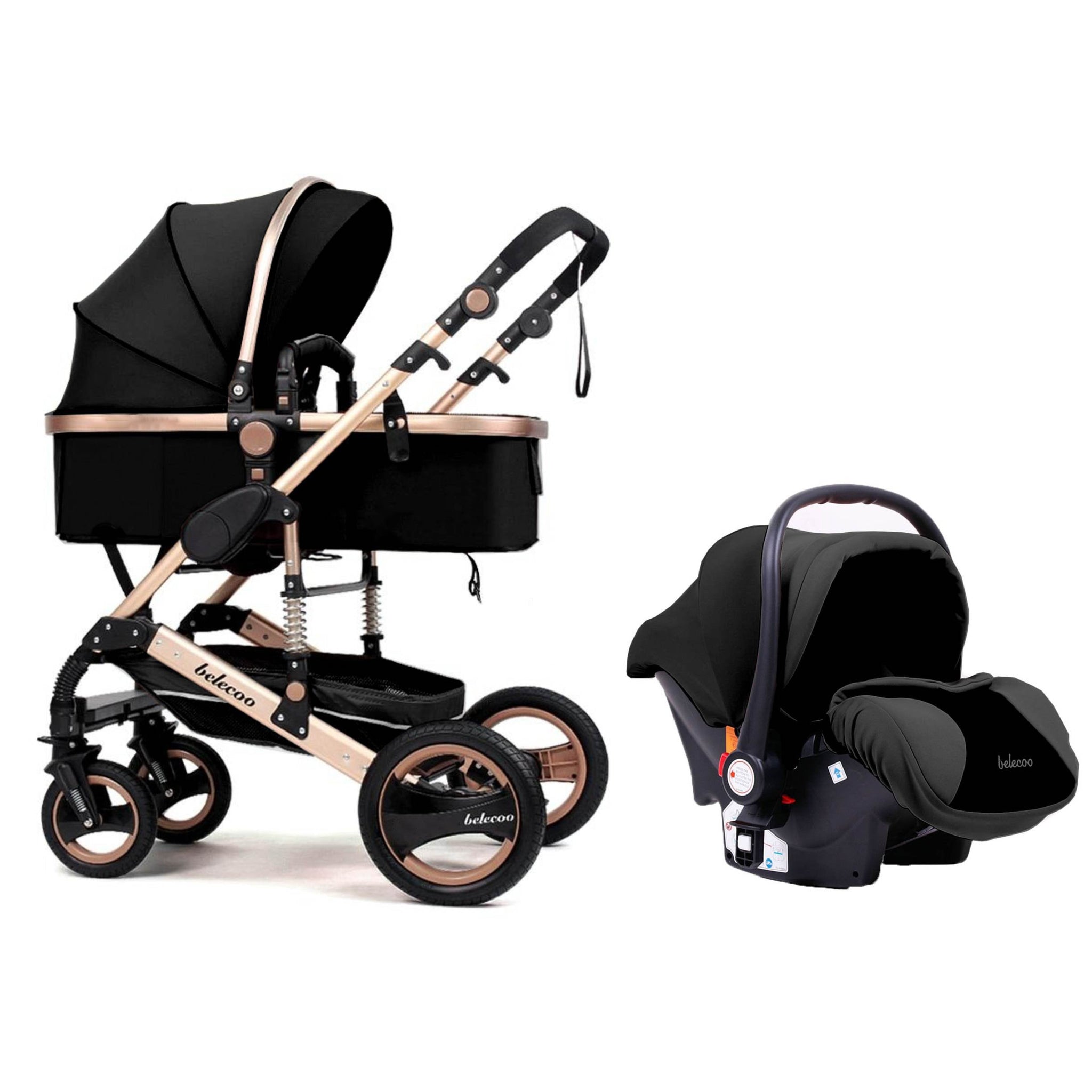 Belecoo Luxury Stroller Tyrant Black My Mom And Me