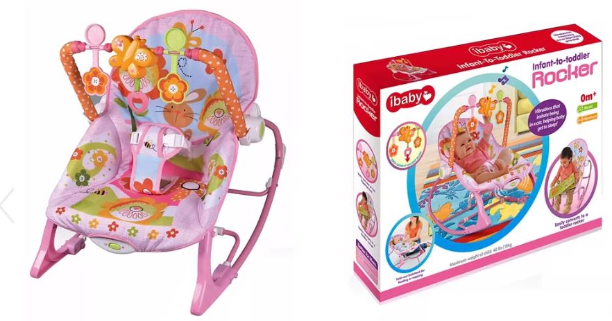 infant to toddler rocker pink