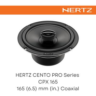 HERTZ CENTO Pro Series Coaxial Speaker CPX 165 - SET COAX 2Way 165mm Car  Audio Speakers Sound system, Carstom