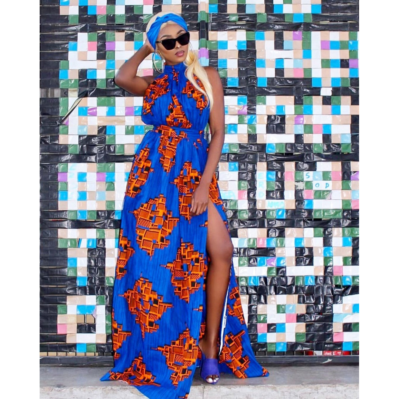 Adensecret Umah african print dress
